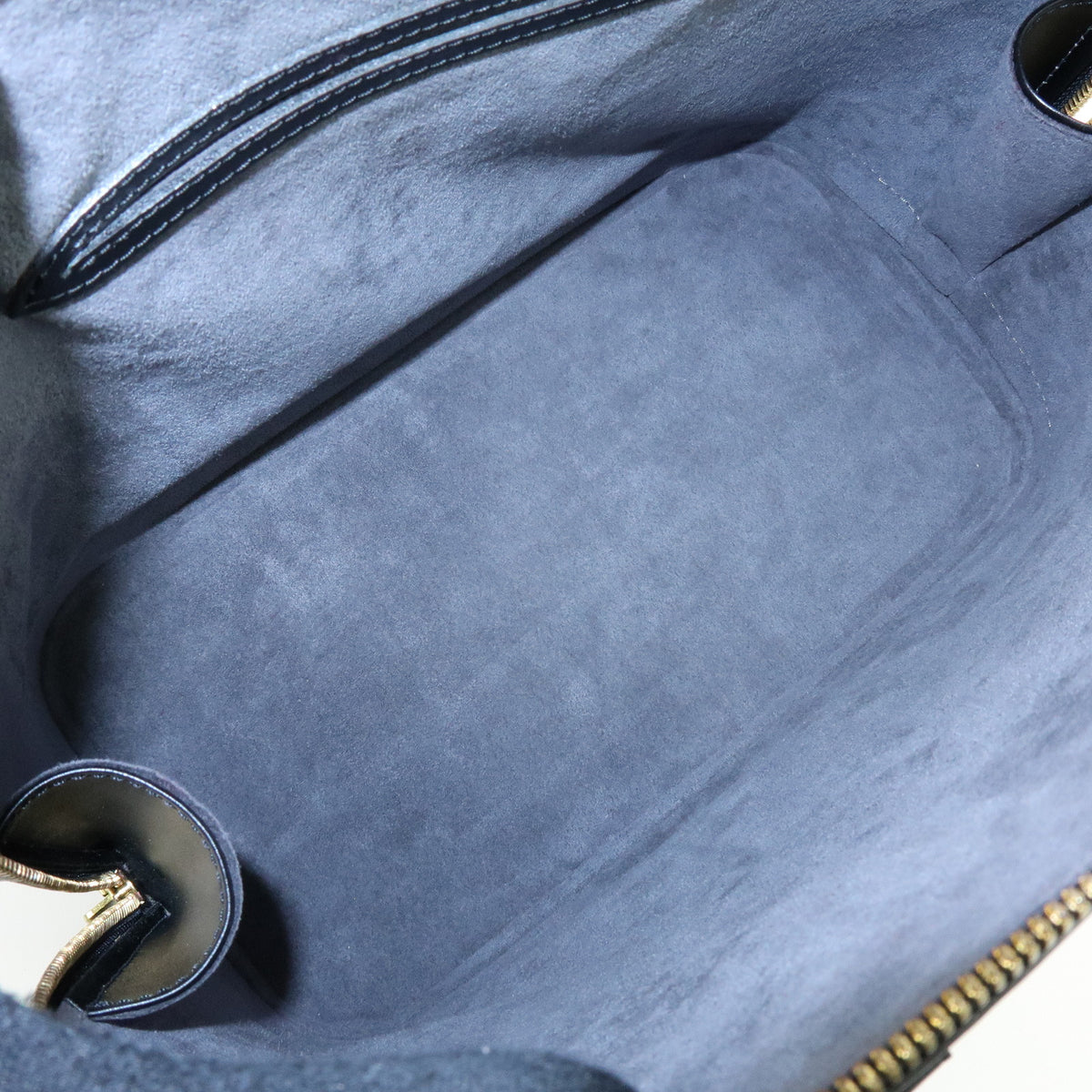 Louis Vuitton Epi Alma Leather Hand Bag Noir Black M52142