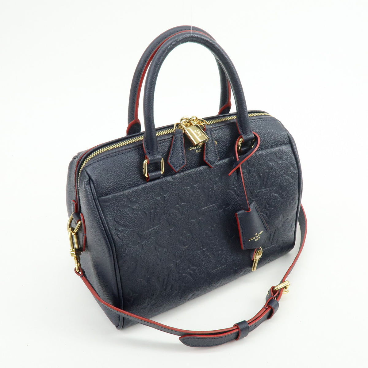 Louis Vuitton Monogram Empreinte Speedy Bandouliere 25 2Way Bag M43501