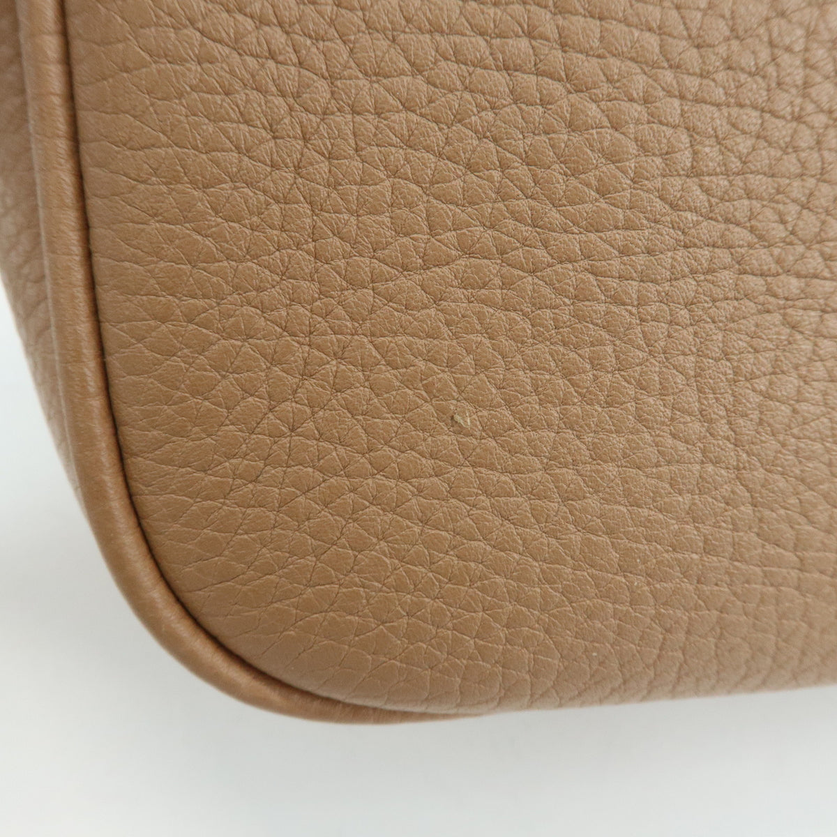 GUCCI SOHO Interlocking G Leather Shoulder Bag Pink Beige 308364