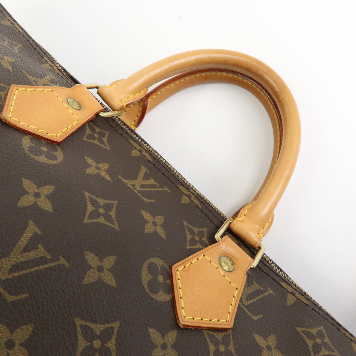 Louis Vuitton Monogram Speedy 40 Hand Bag Boston Bag Brown M41522