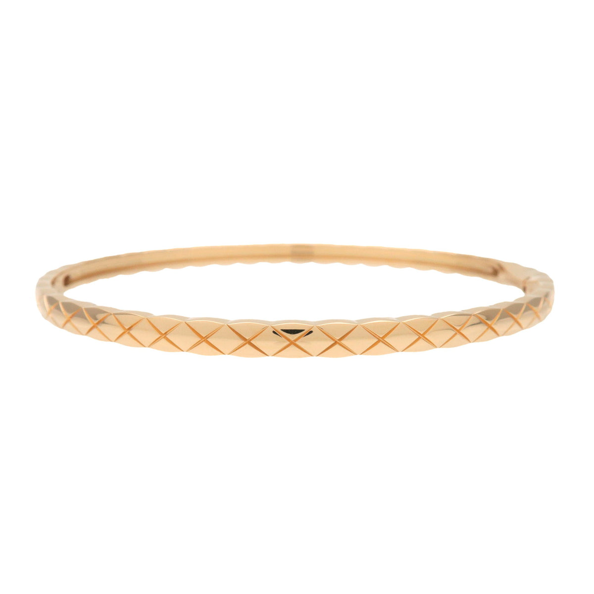 CHANEL COCO Crush Mini Bracelet Size L K18 750YG Yellow Gold J12325