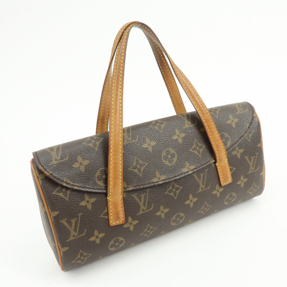 Louis Vuitton Monogram Canvas Sonatine Hand Bag Brown M51902