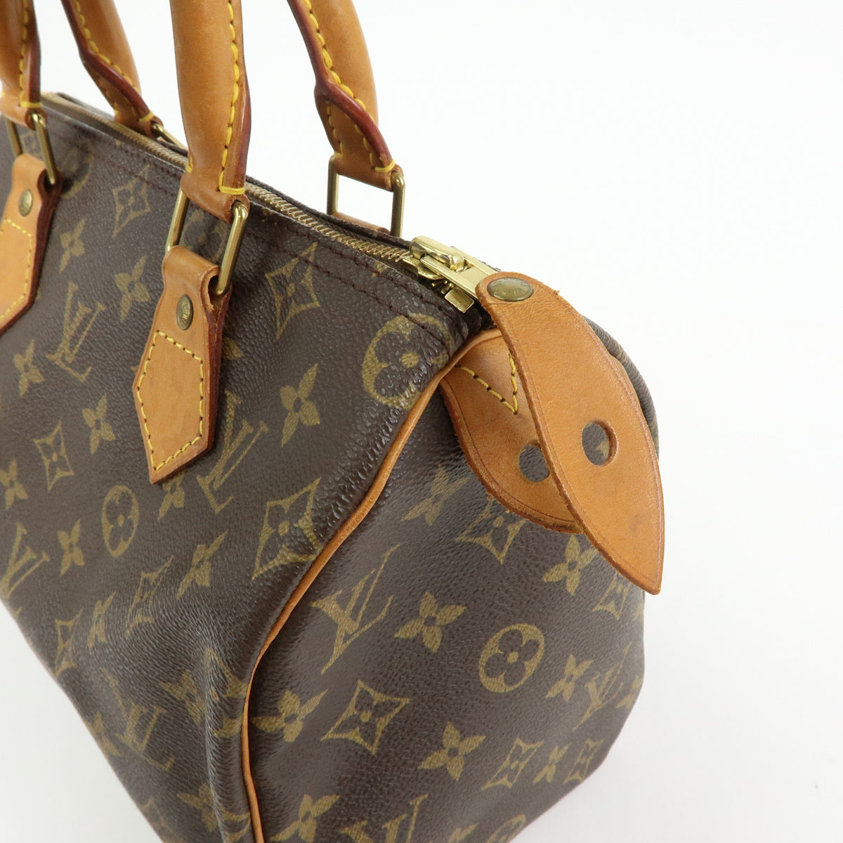 Louis Vuitton Monogram Speedy 25 Boston Bag Hand Bag Brown M41528