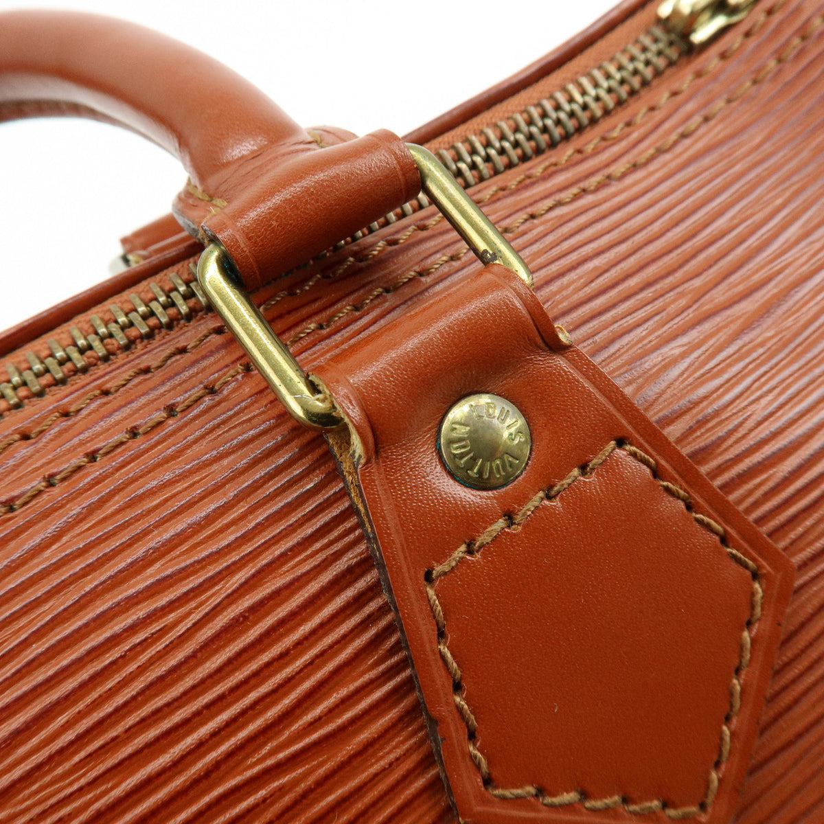 Louis Vuitton Epi Speedy 25 Leather Hand Boston Bag Kenya Brown M43013