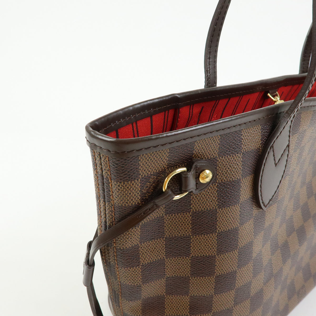 Louis Vuitton Damier Neverfull PM Tote Bag Shoulder Bag Ebene N51109