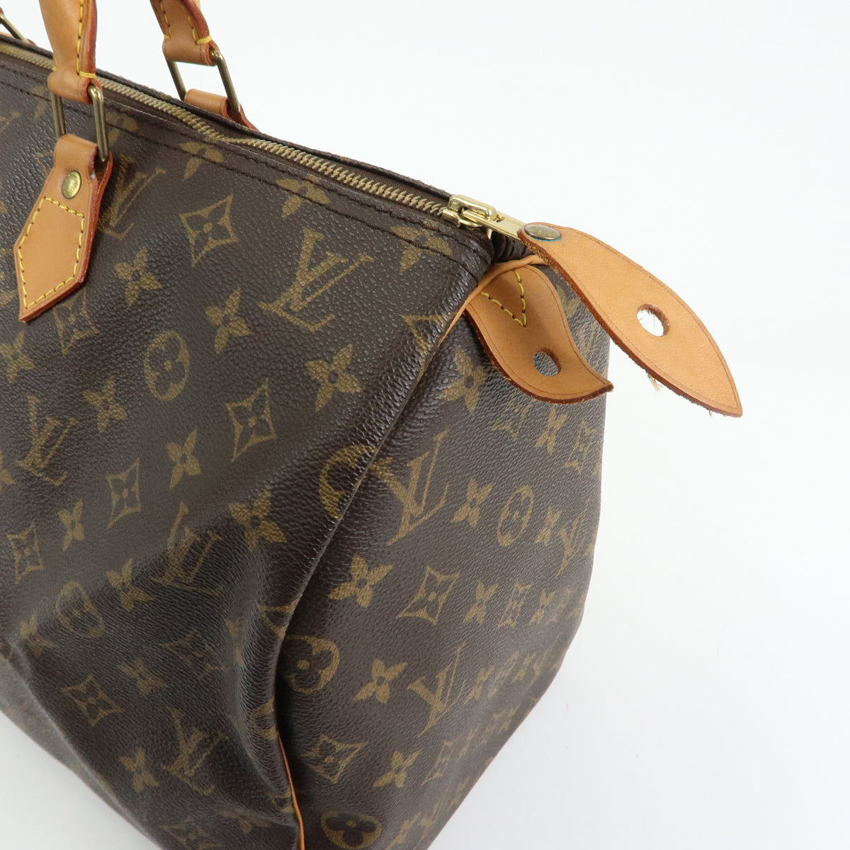 Louis Vuitton Monogram Speedy 40 Hand Bag Boston Bag Brown M41522