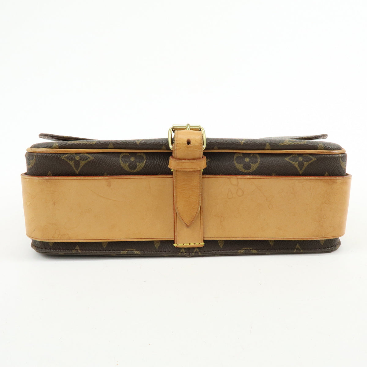 Louis Vuitton Monogram Cartouchiere GM Crossbody Bag Brown M51252