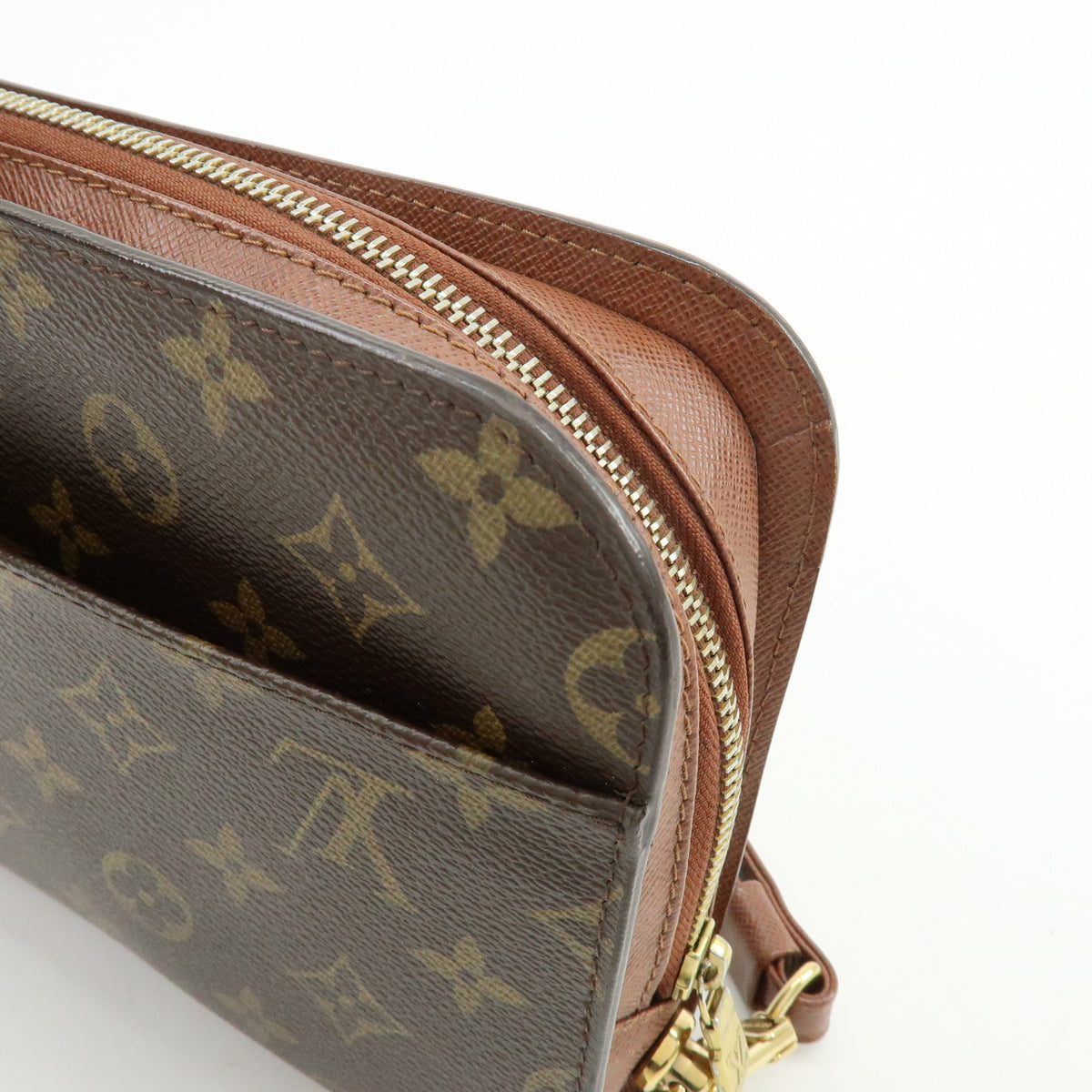 Louis Vuitton Monogram Orsay Clutch Bag Pouch Brown M51790