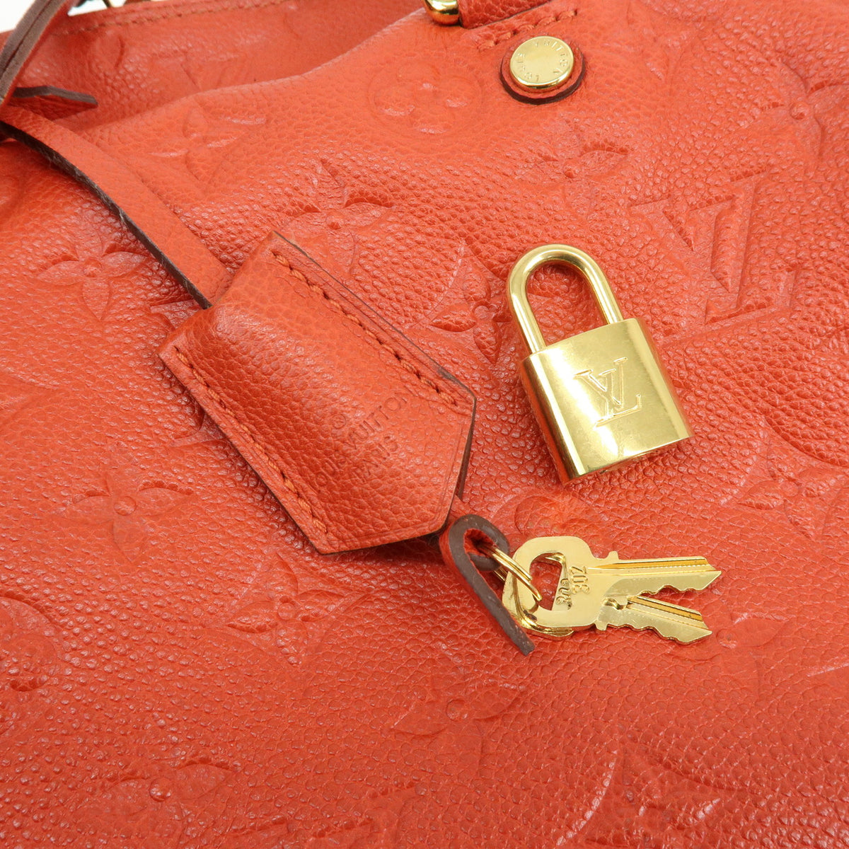 Louis Vuitton Monogram Empreinte Speedy Bandouliere 25 Orient M40758