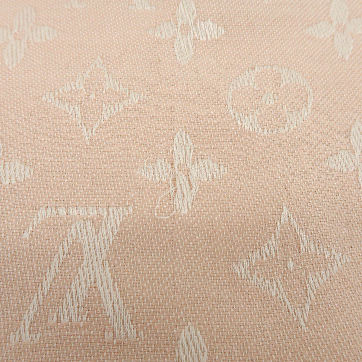 Louis Vuitton Monogram Silk Wool Scarf Rose Poudre 401910