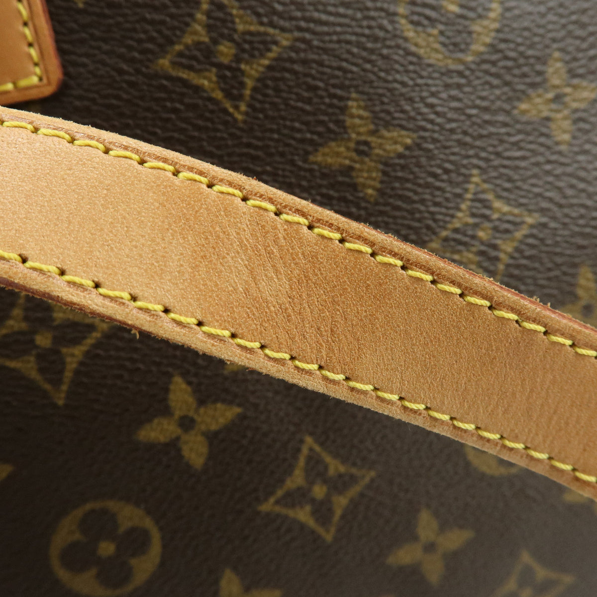 Louis Vuitton Monogram Cabas Mezzo Tote Bag Shoulder Bag Brown M51151