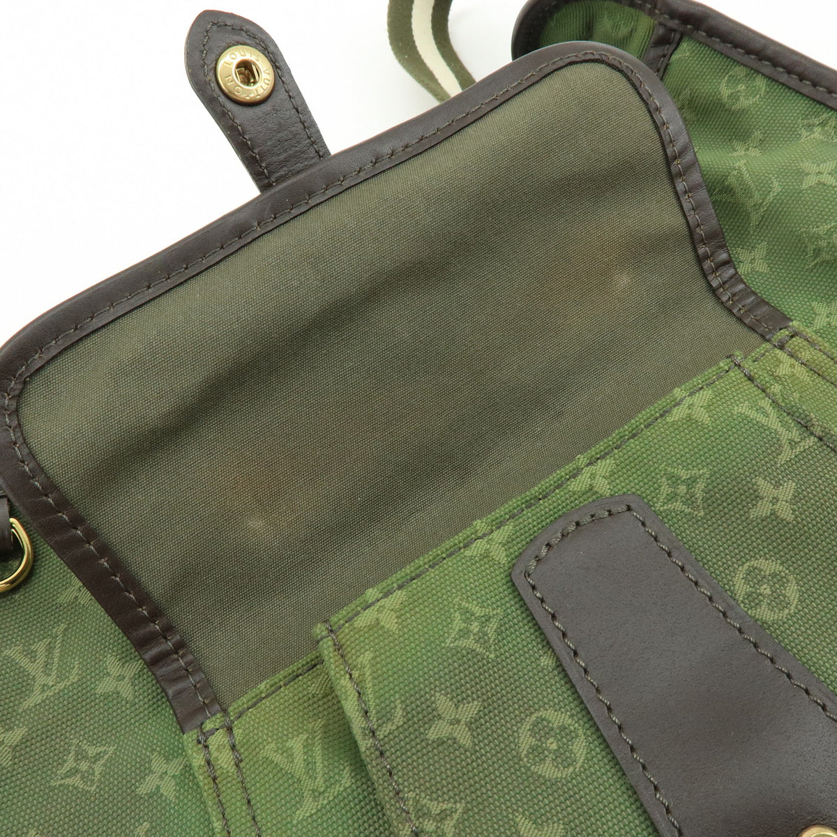 Louis Vuitton Monogram Mini Buzzas Marie Kate Shoulder Bag Khaki M92322