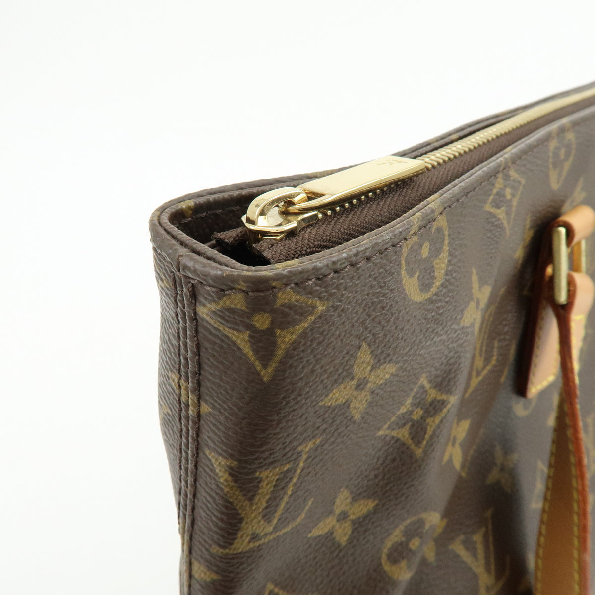 Louis Vuitton Monogram Cabas Mezzo Tote Bag Shoulder Bag Brown M51151