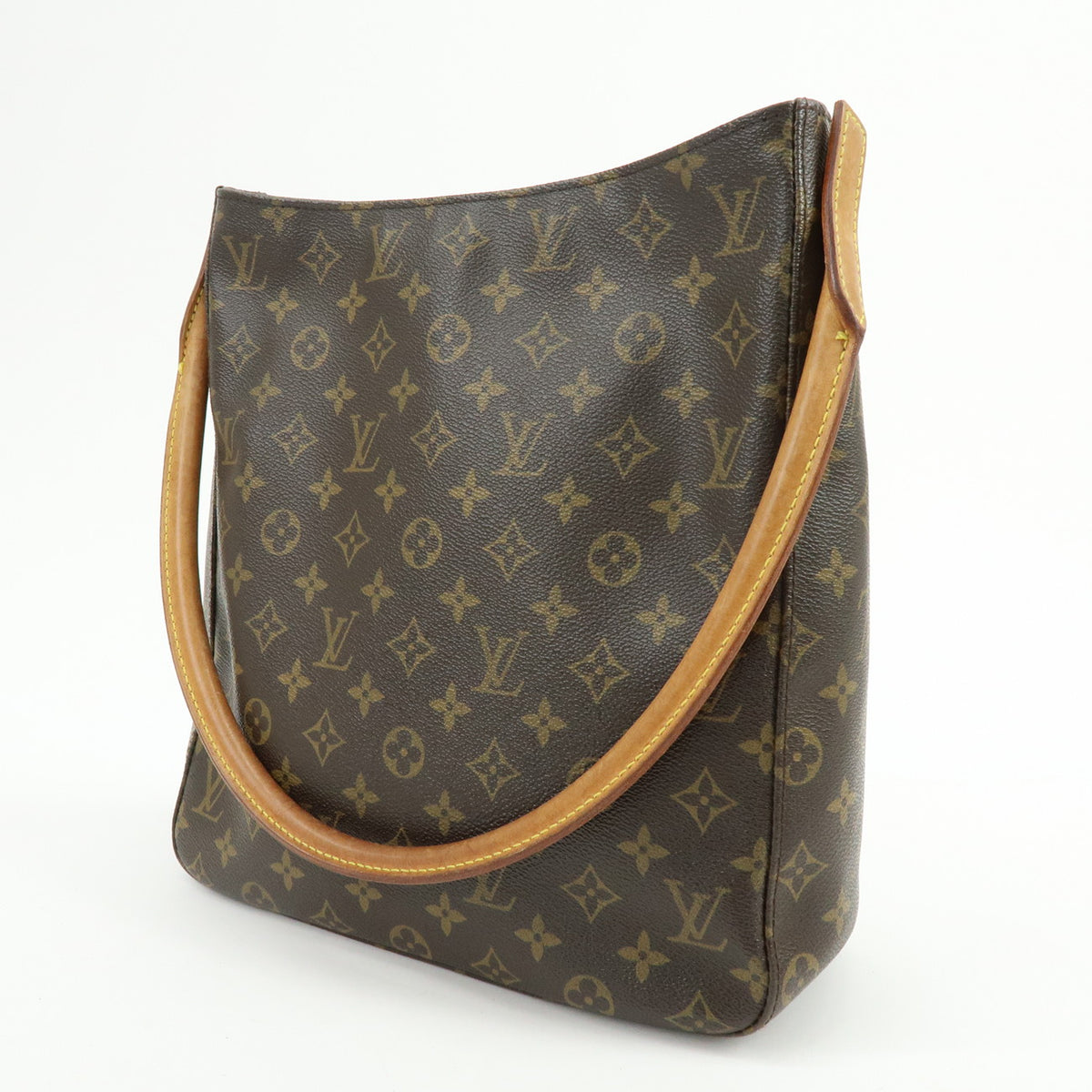 Louis Vuitton Monogram Looping GM Leather Shoulder Bag Brown M51145