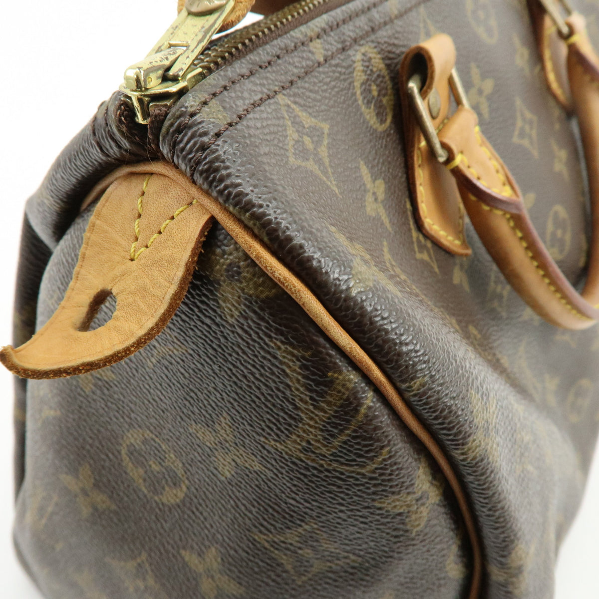 Louis Vuitton Monogram Speedy 30 Boston Bag Hand Bag Brown M41526