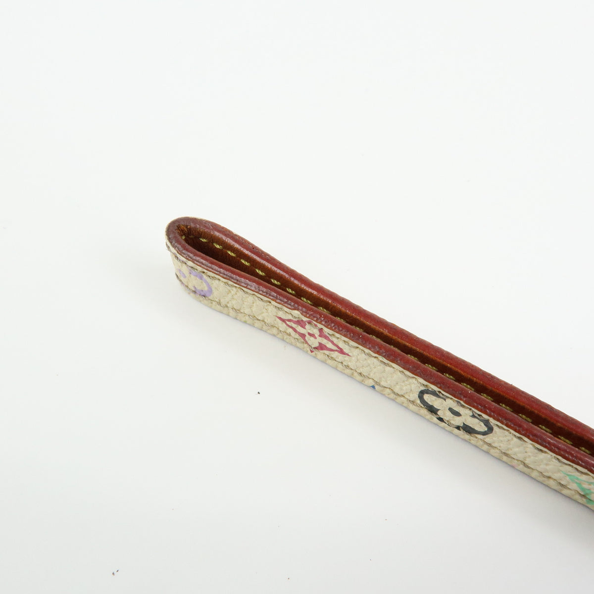 Louis Vuitton Monogram Multicolor Dragonne Telephone Strap Blanc M92597