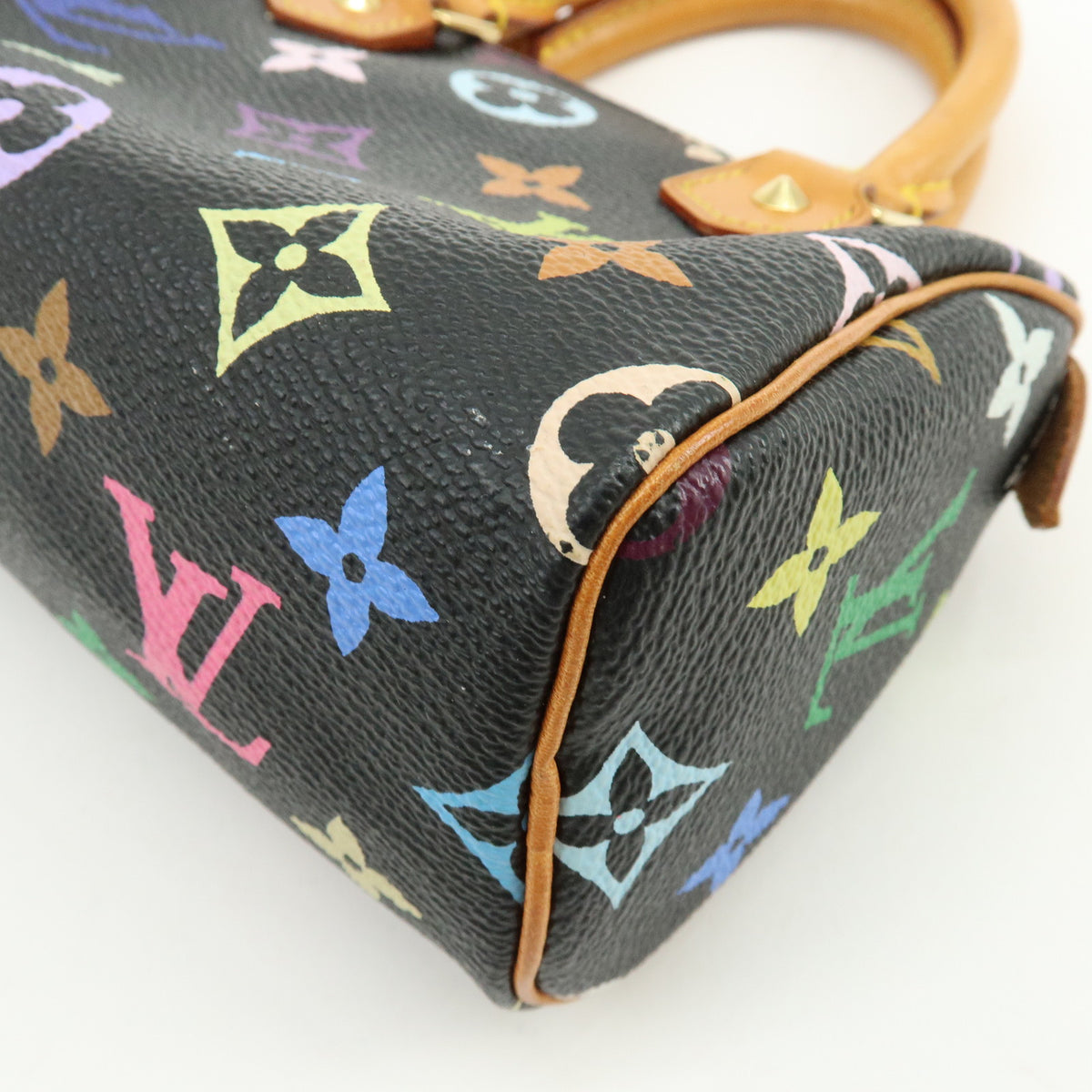 Louis Vuitton Monogram Multicolor Mini Speedy Mini Bag Noir M92644
