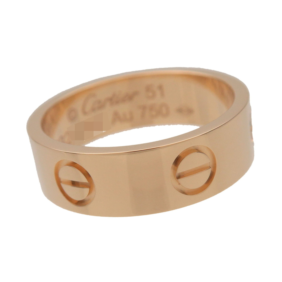 Cartier Love Ring K18 750YG Yellow Gold #51 US5.75 EU51 HK12.5