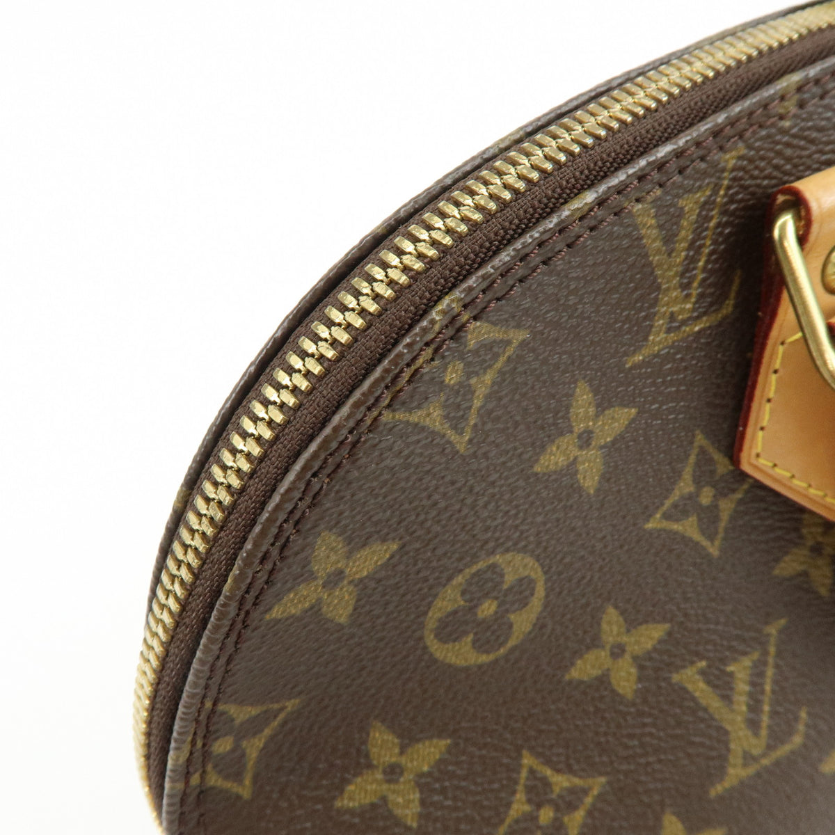 Louis Vuitton Monogram Alma PM Canvas Leather Hand Bag Brown M51130