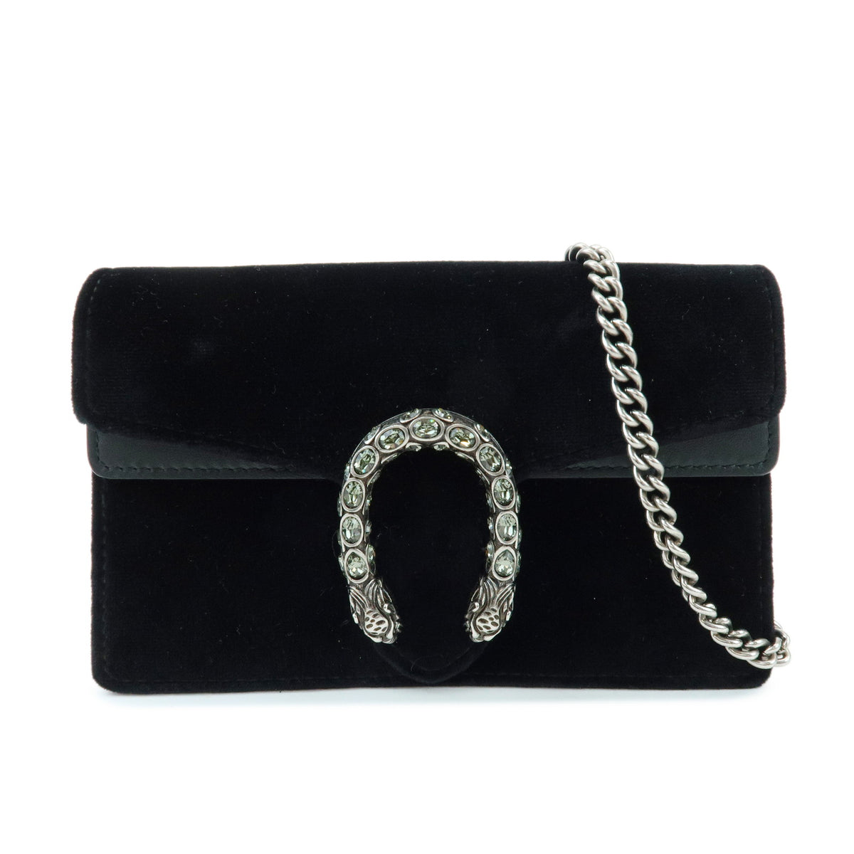 GUCCI Dionysus Velvet Super Mini Bag Leather Chain Shoulder Bag 476432