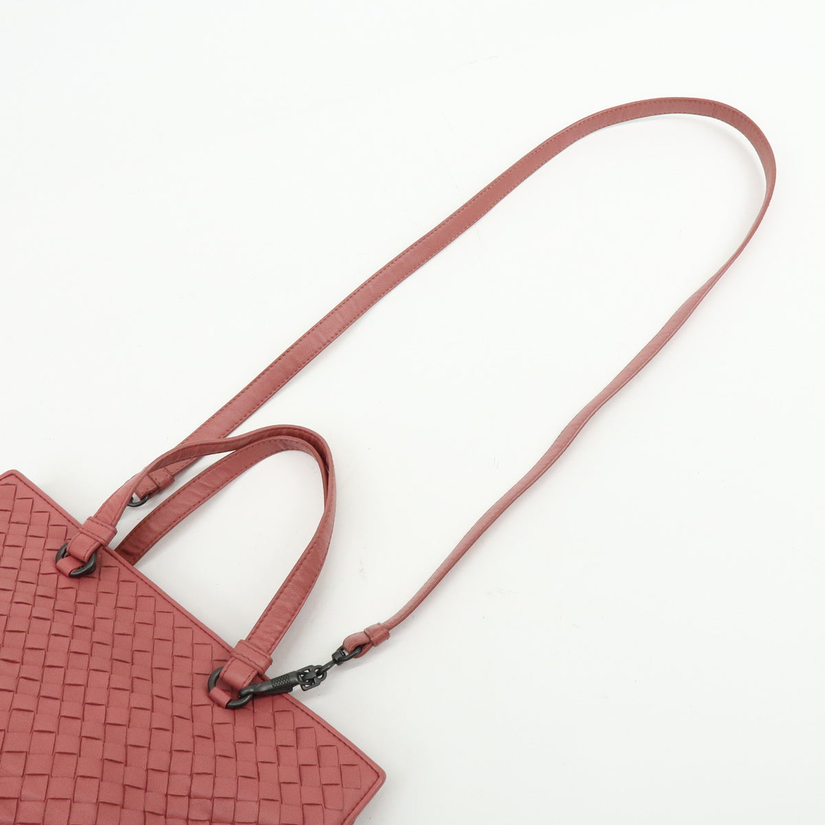 BOTTEGA VENETA Intrecciato Nappa Leather 2Way Bag Shoulder Bag Pink