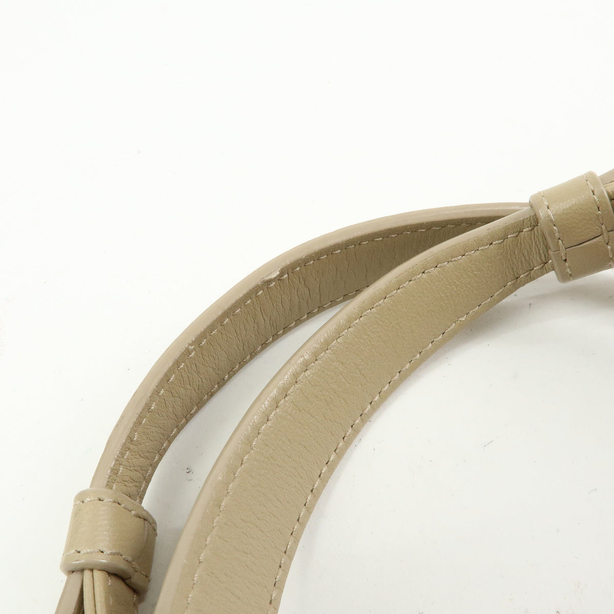 BOTTEGA VENETA Intrecciato Garda Leather Tote Bag Hand Bag Beige