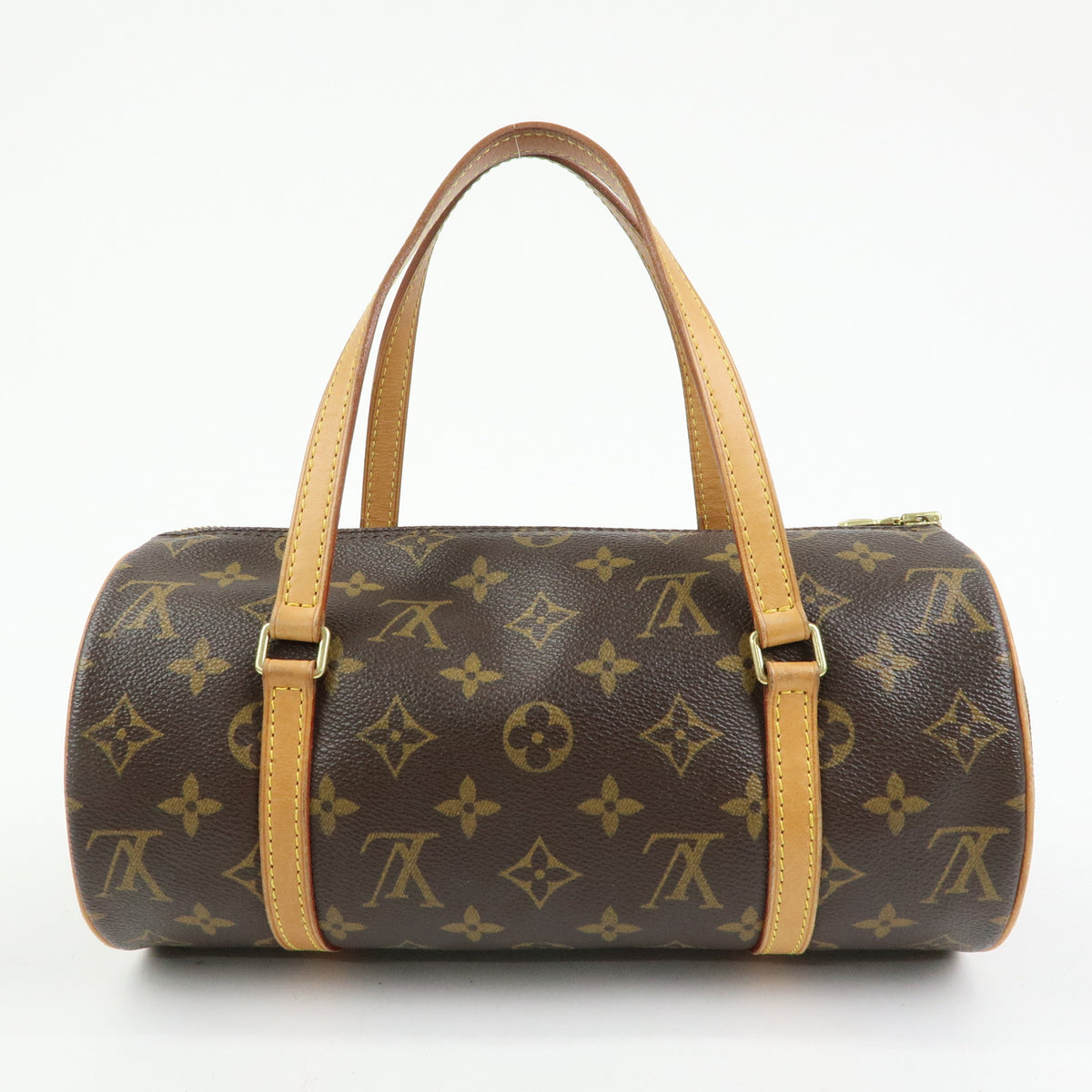 Louis Vuitton Monogram Papillon 26 Hand Bag Brown M51386
