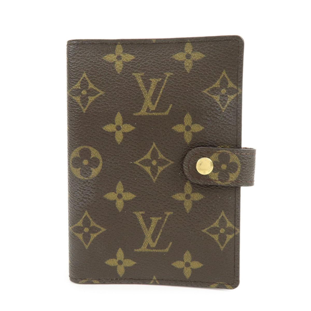 Louis Vuitton Monogram Agenda PM Planner Cover Brown R20005