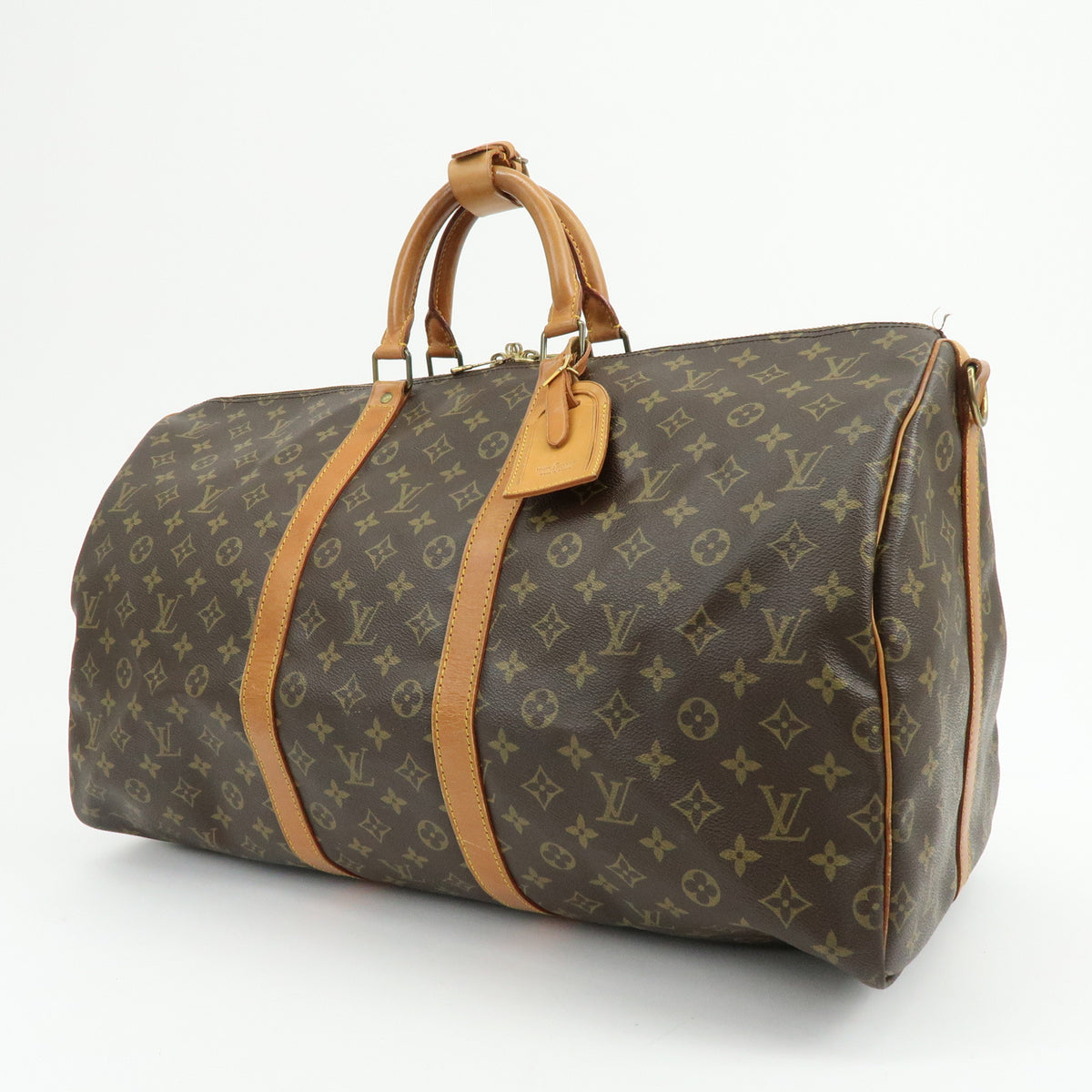 Louis Vuitton Monogram Keep All Bandouliere 55 Boston Bag M41414
