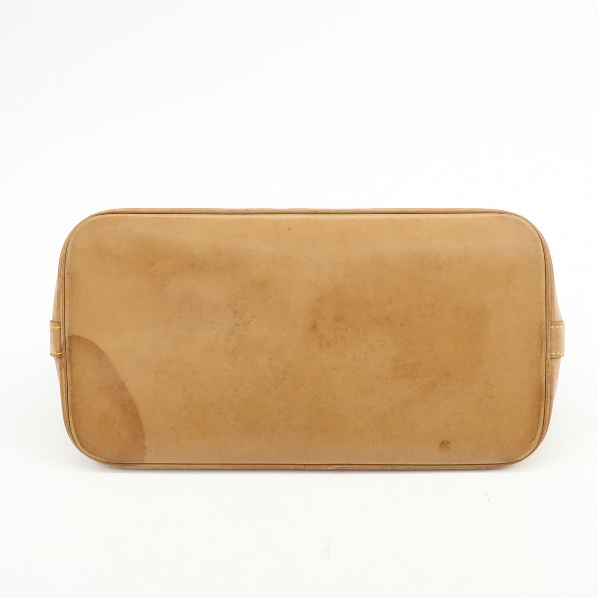 Louis Vuitton Monogram Alma Canvas Leather Hand Bag Brown M51130