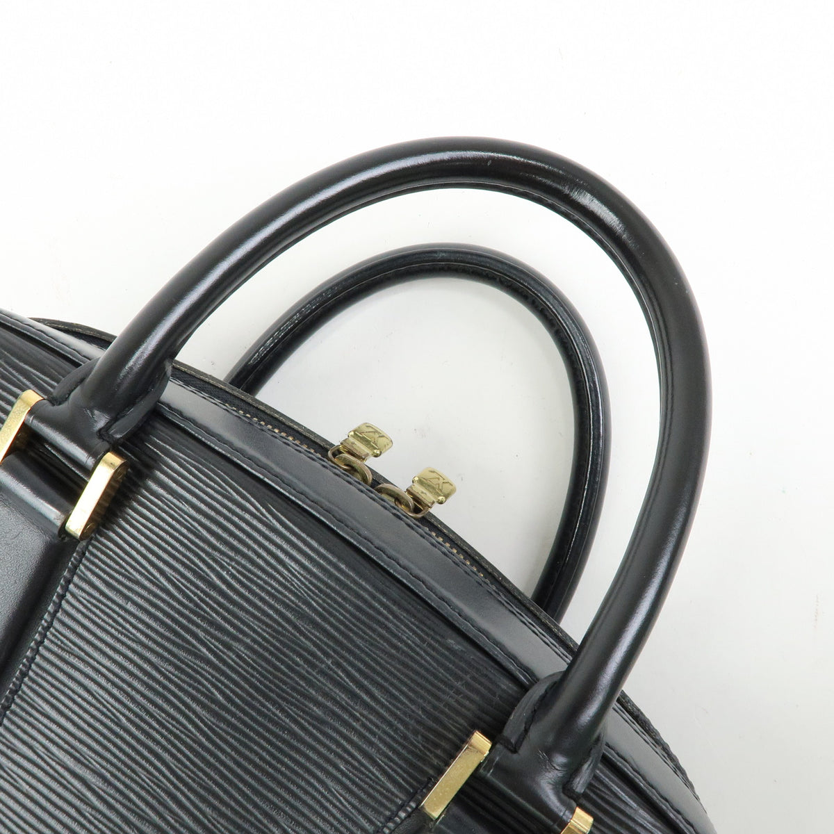 Louis Vuitton Epi Sablons Leather Hand Bag Noir Black M52042