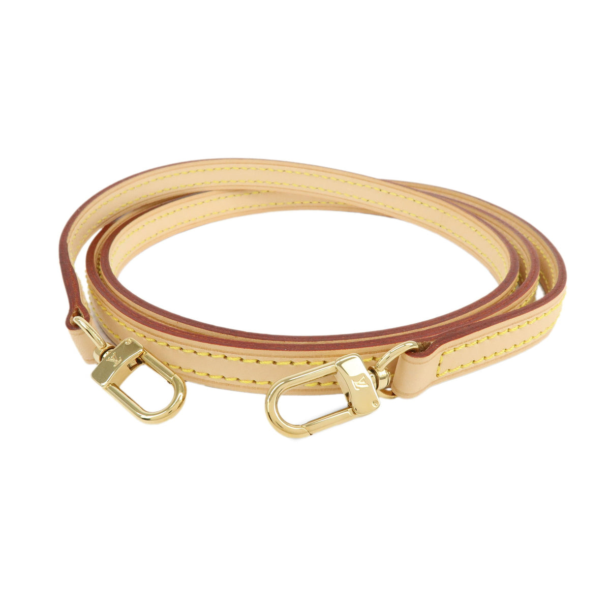 Louis Vuitton Nume Leather Shoulder Strap 120cm Natural J00145