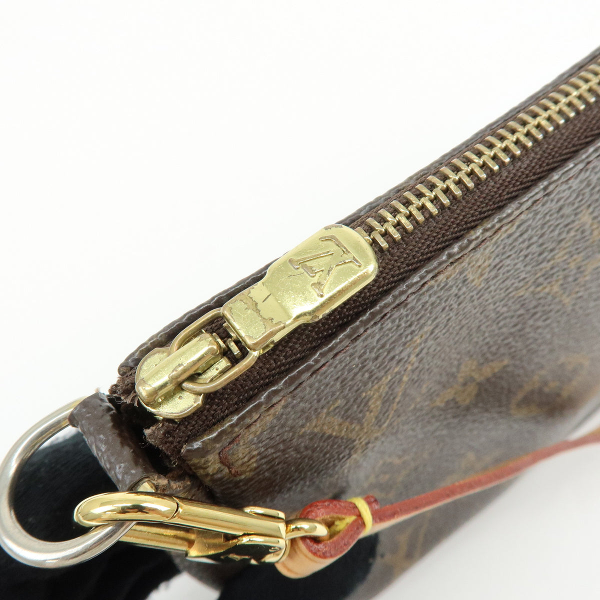 Louis Vuitton Monogram Pochette Accessoires Pouch Hand Bag M51980