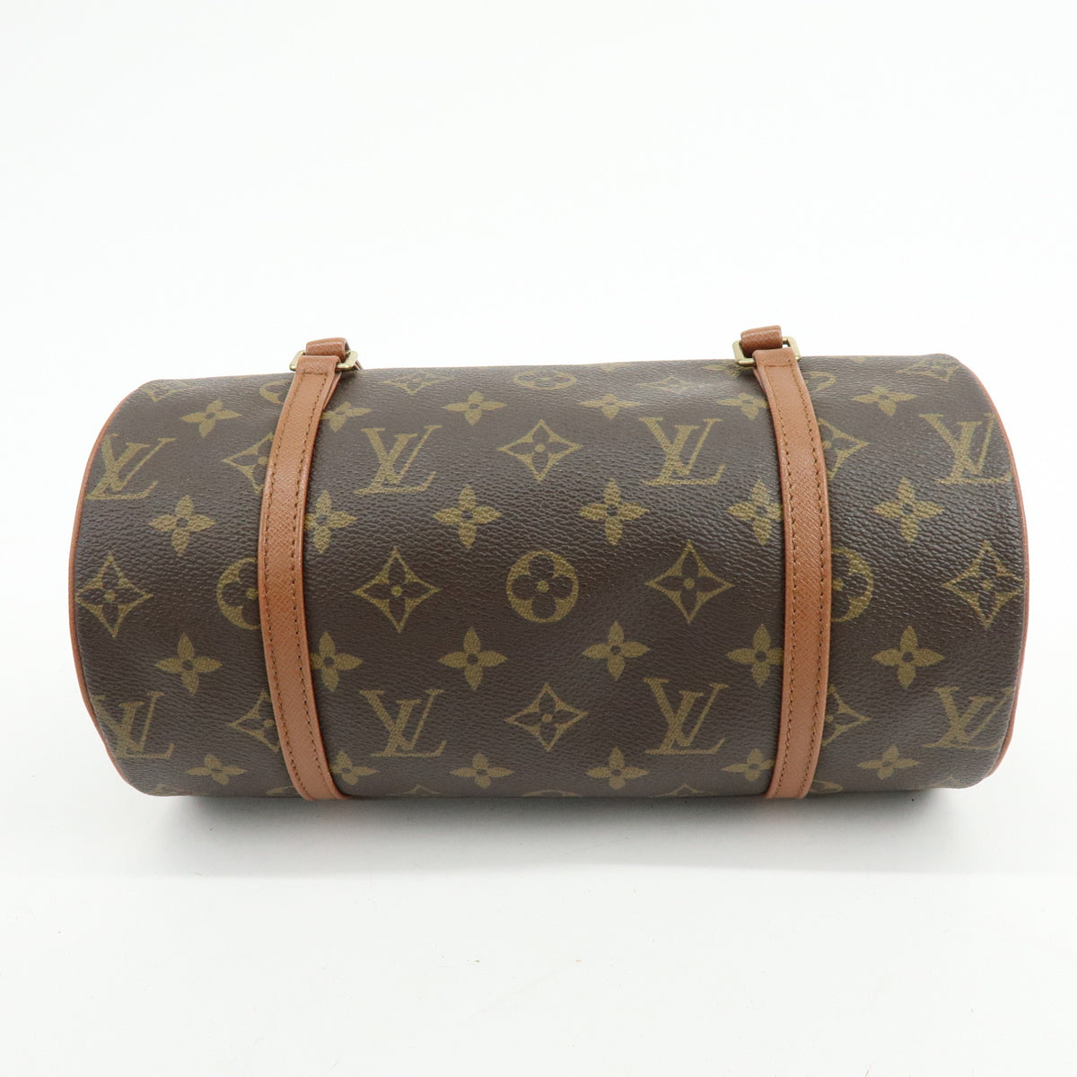 Louis Vuitton Monogram Papillon 26 Hand Bag Brown M51366