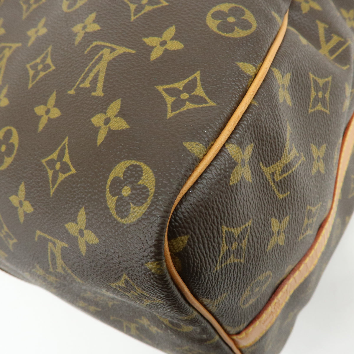 Louis Vuitton Monogram Keep All Bandouliere 50 Boston Bag Brown M41416