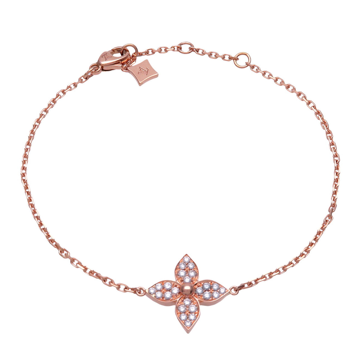Louis Vuitton Idylle Star Blossom Diamond Bracelet K18 750PG Q95666