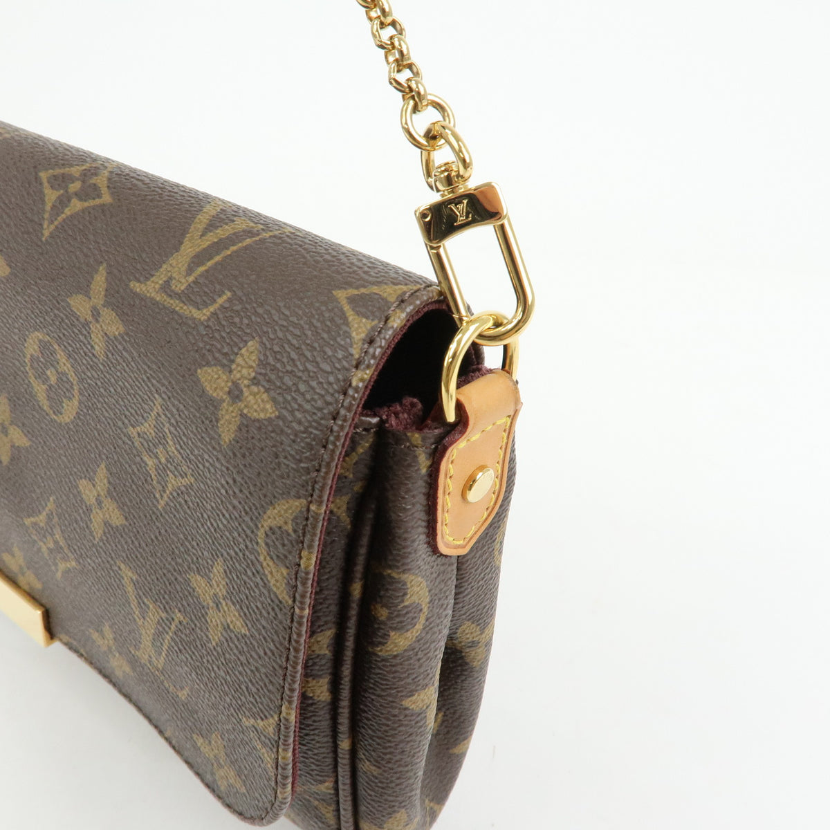 Louis Vuitton Monogram Favorite MM Shoulder Bag Brown M40718