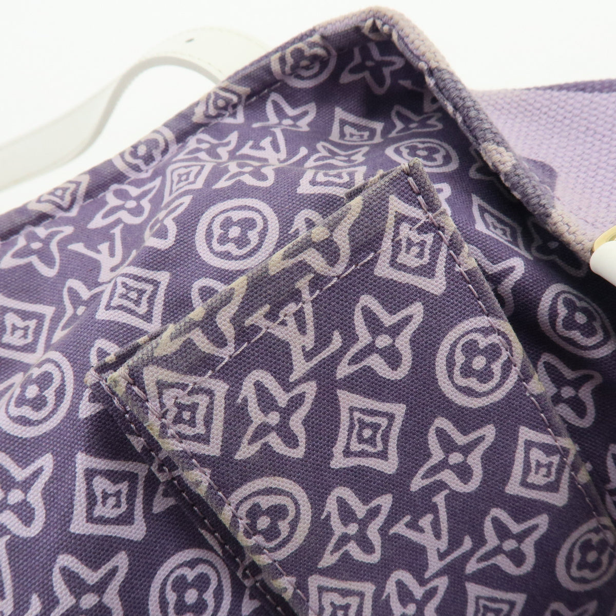 Louis Vuitton Cruise Line Tahitienne PM Canvas Tote Bag Lilas M95680