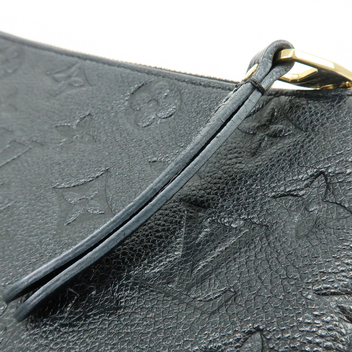 Louis Vuitton Monogram Empreinte Twice Shoulder Bag Noir M50258