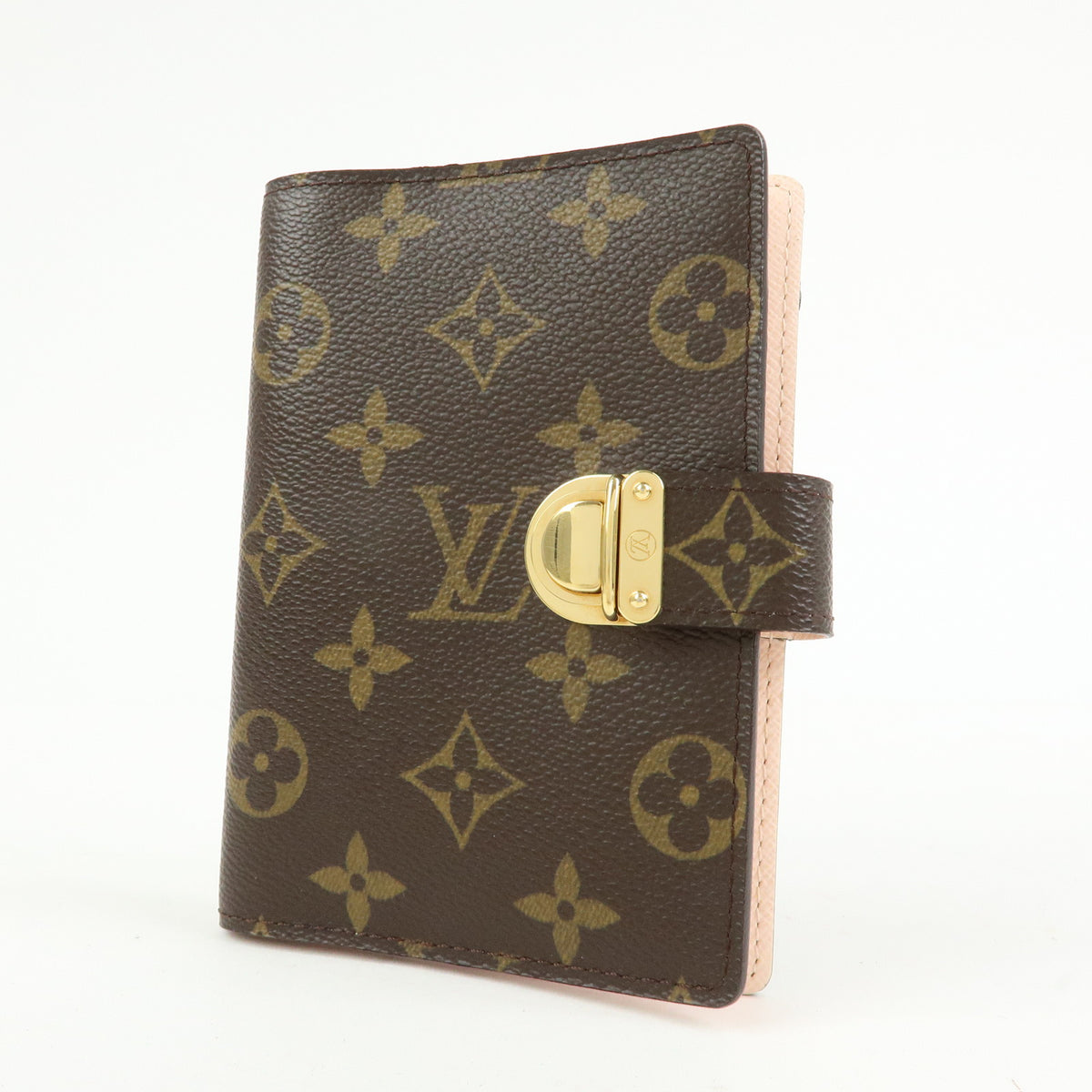 Louis Vuitton Monogram Agenda Koala PM Planner Cover Brown Pink R21013