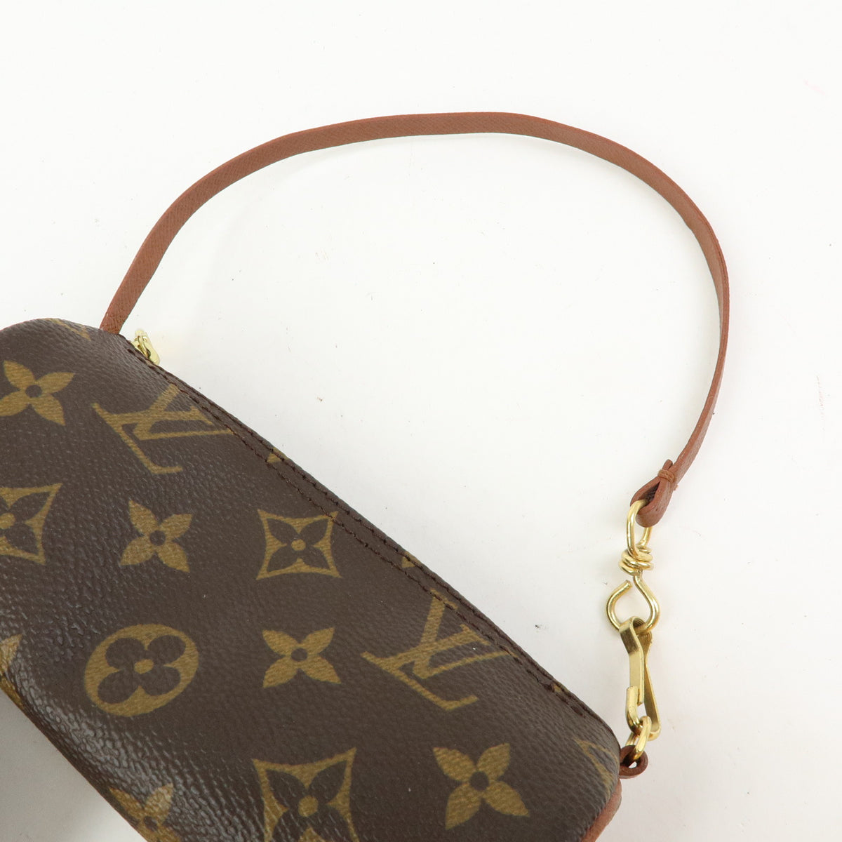 Louis Vuitton Monogram Mini Pouch for Papillon Bag Brown