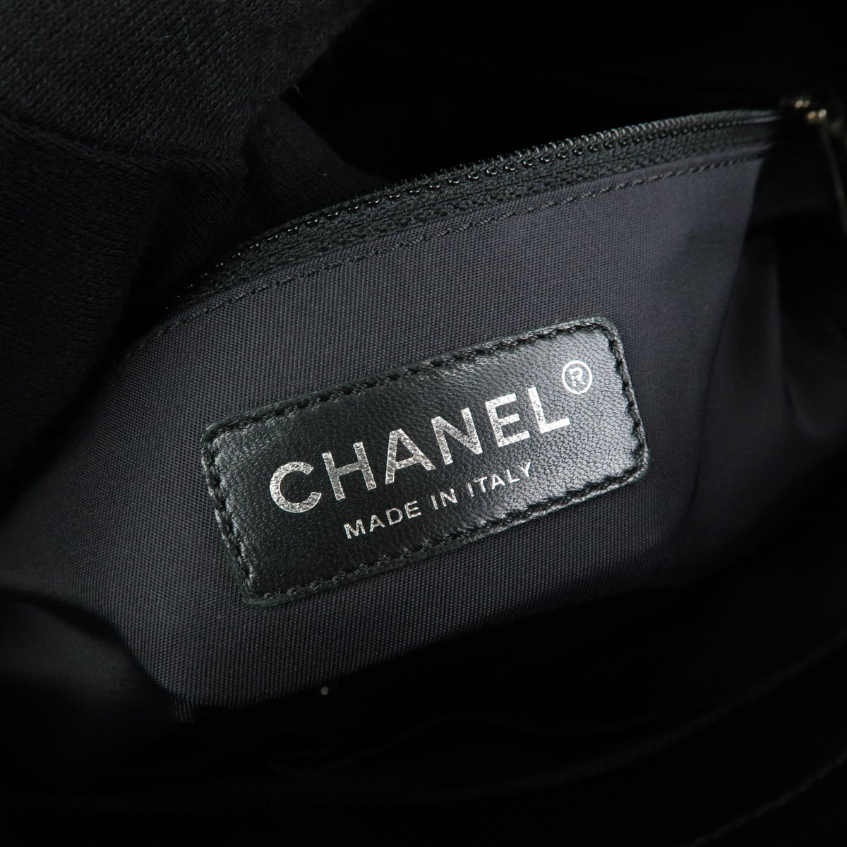 CHANEL Paris Biarritz GM PVC Canvas Leather Tote Bag Hand Bag MM A34210