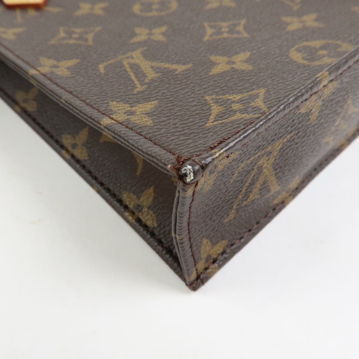 Louis Vuitton Monogram Petit Sac Plat 2Way Hand Shoulder Bag M69442