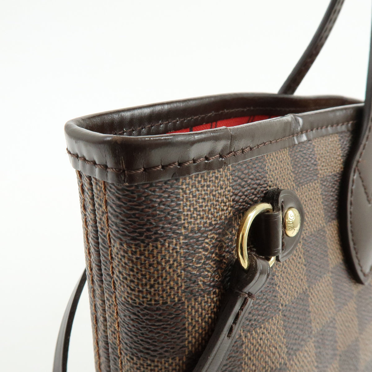 Louis Vuitton Damier Neverfull PM Tote Bag Shoulder Bag Ebene N51109