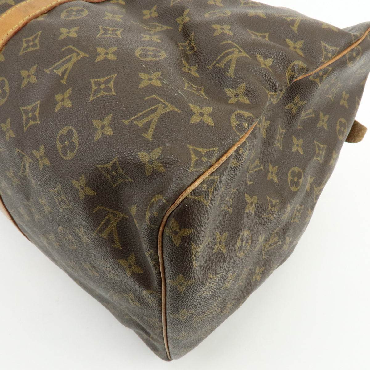 Louis Vuitton Monogram Sac Souple 55 Boston Bag Brown M41622