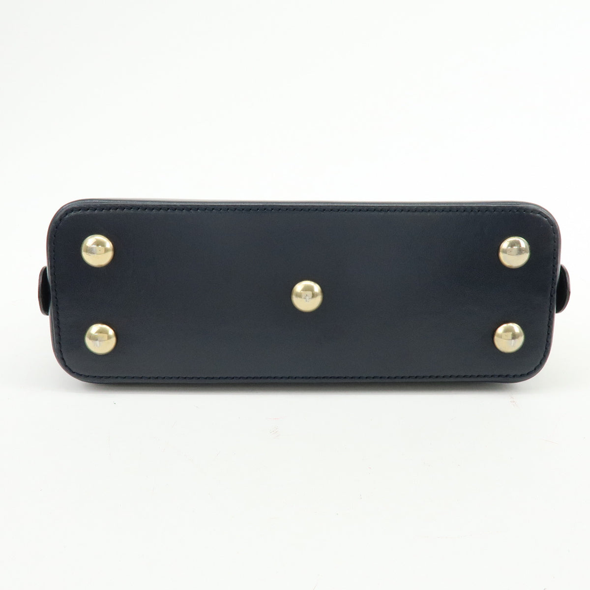 GUCCI Horsebit 1955 Small Top Handle 2Way Hand Bag Beige Navy 621220