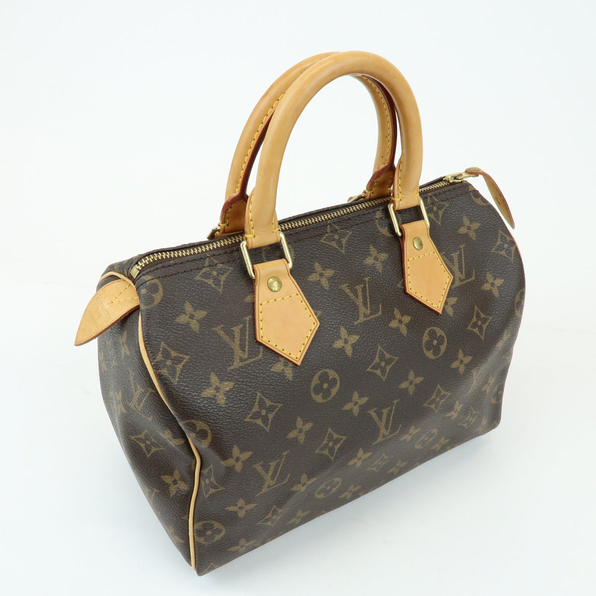 Louis Vuitton Monogram Speedy 25 Boston Bag Hand Bag Brown M41528
