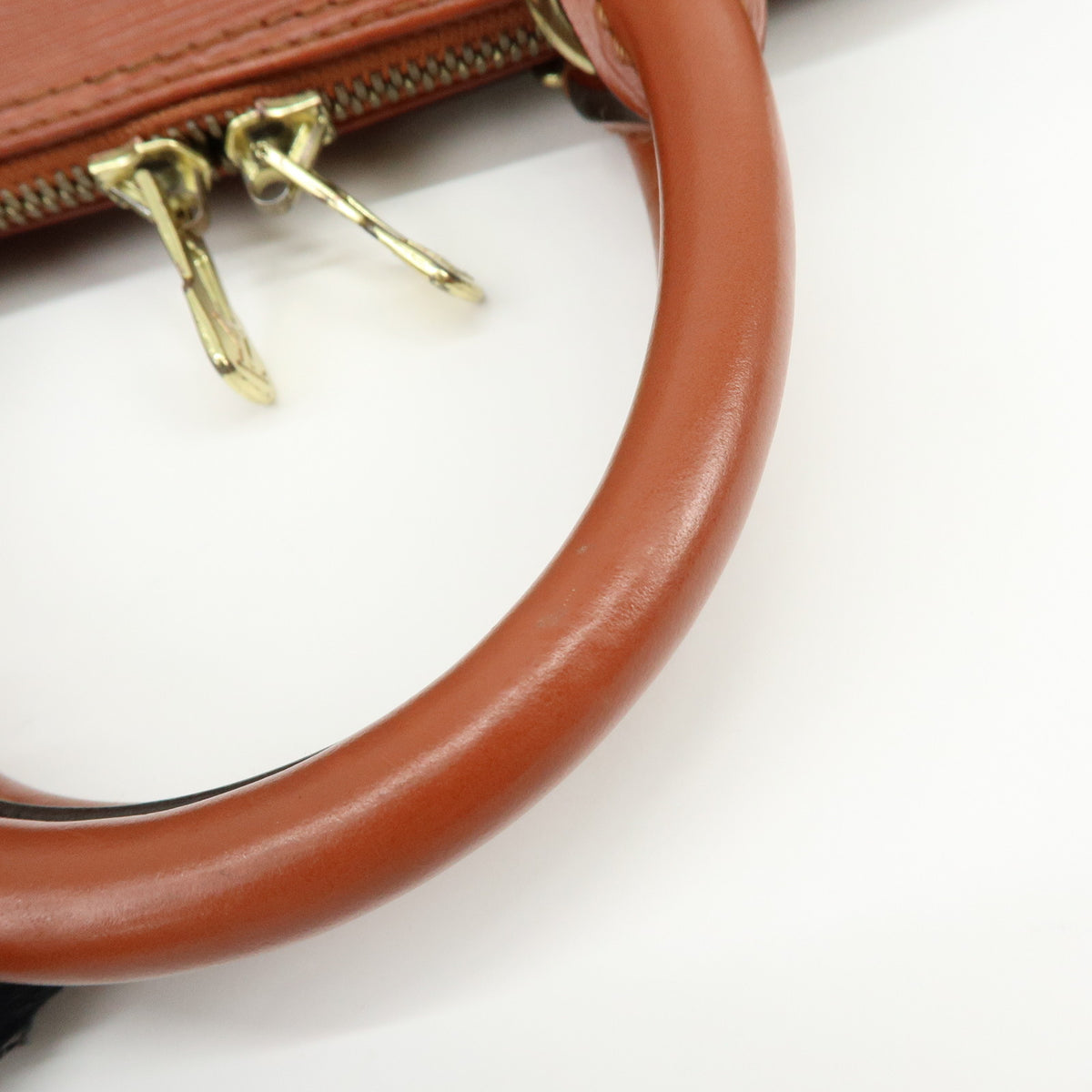 Louis Vuitton Epi Alma PM Leather Hand Bag Kenya Brown M52143