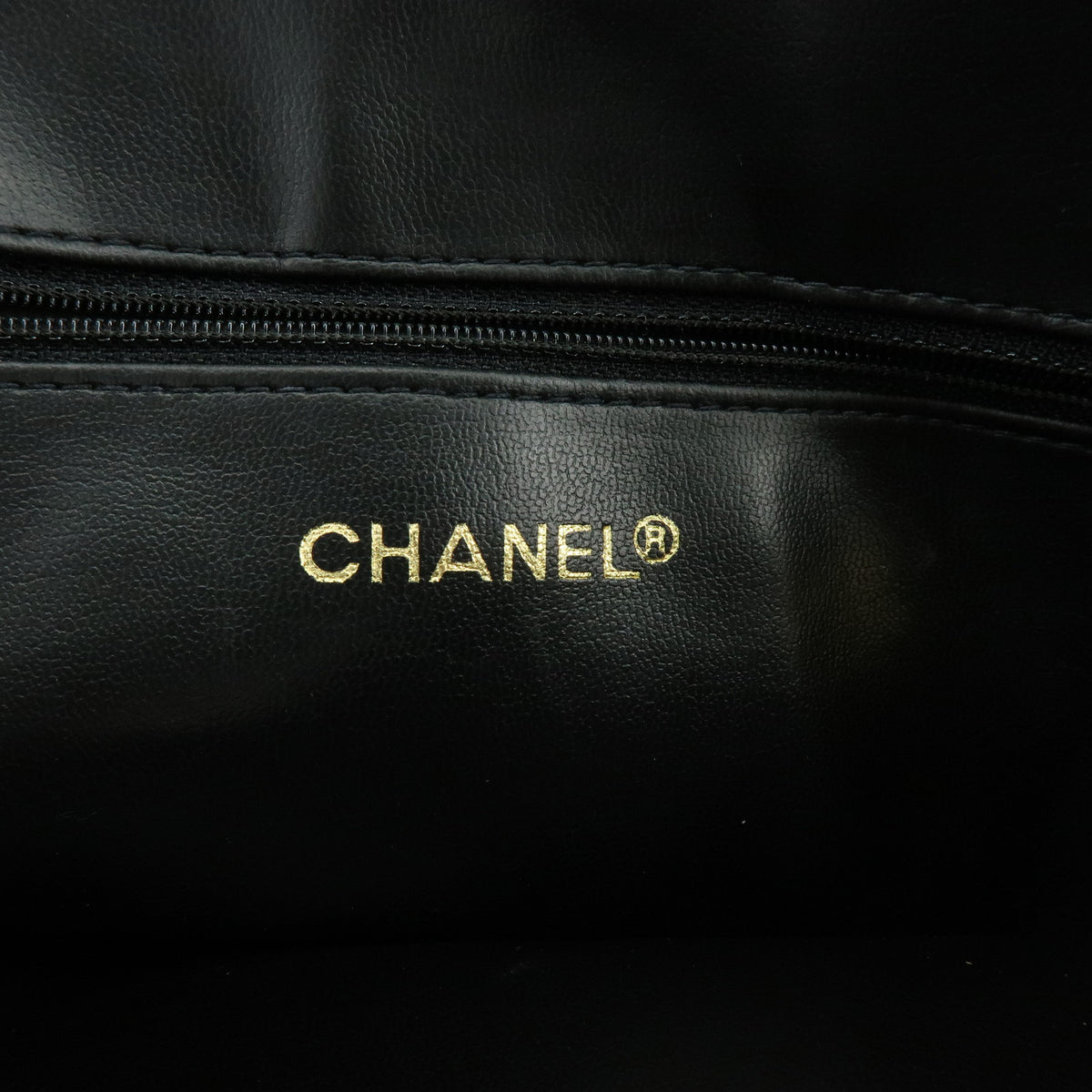 CHANEL Matelasse Lamb Skin Chain Shoulder Bag Hand Bag Black
