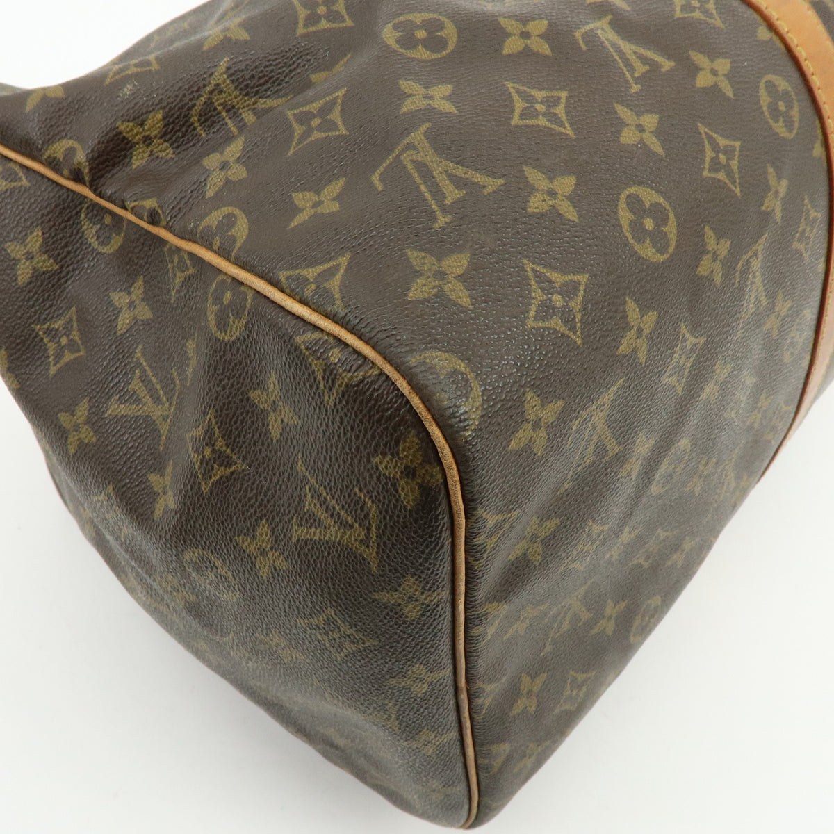 Louis Vuitton Monogram Sac Souple 55 Boston Bag Brown M41622